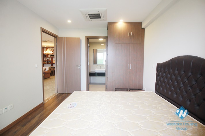 Three-bedroom apartment with large natural view for rent in Ciputra, Tay Ho, Hanoi